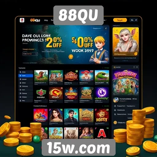 Análise da interface do site de jogos 88QU